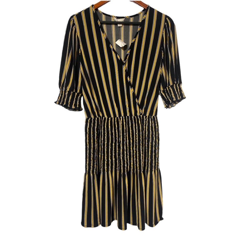 NWT Cato est. 1946 Striped Dress Women’s Size Medium Boho Career Wear Feminine